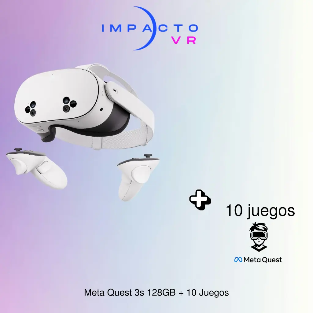 Gafas Meta Quest 3s 128GB + 10 Juegos
